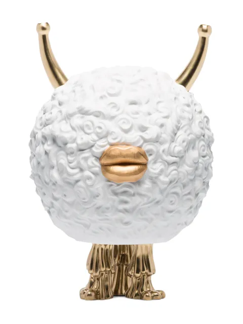 L'Objet x Haas Brothers Monster gold-tone incense burner White HFH102