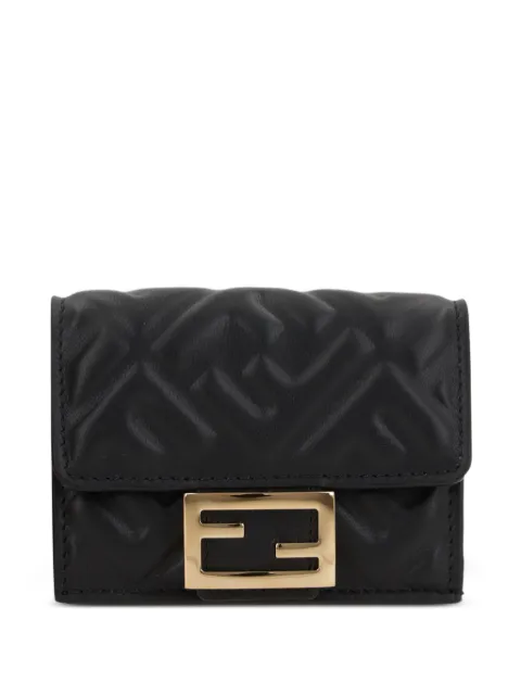 FENDI monogram-pattern wallet Black 8M0395AAJD