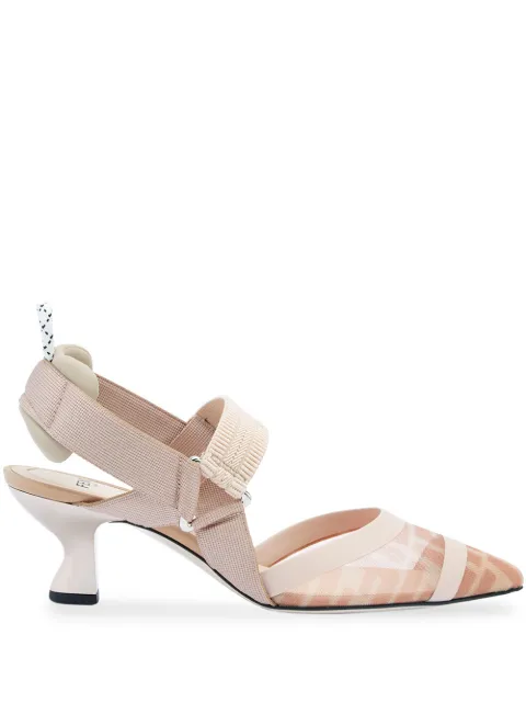 FENDI Colibrì pointed-toe heeled pumps Pink 8J6716A8UG