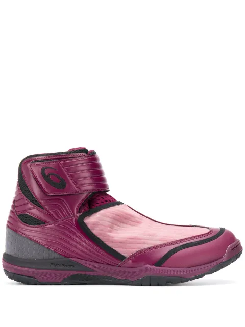 ASICS panelled high-top sneakers Purple 1023A009