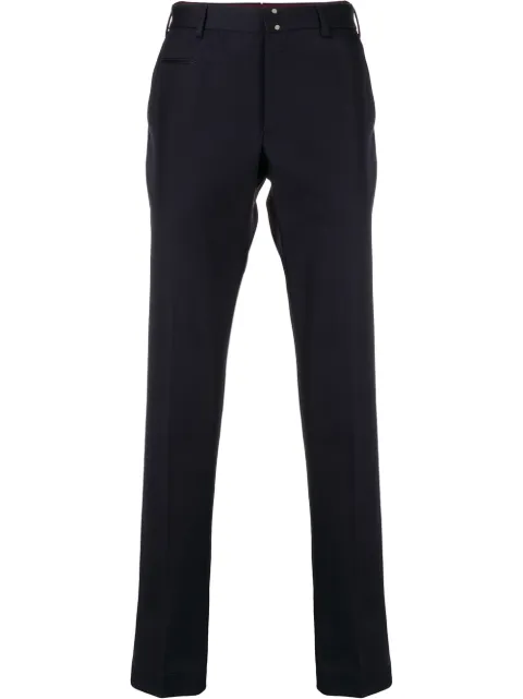 Incotex straight-leg chino trousers Blue 1AA60620060