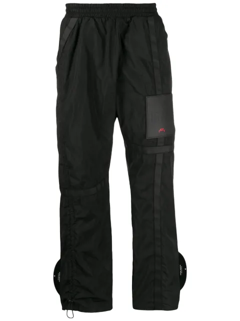 A-COLD-WALL* logo patch trousers Black ACWMF19TNB03