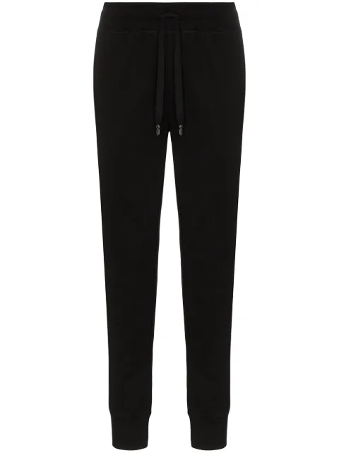 Dolce & Gabbana logo-tag track pants Black GYWDATFU7DU