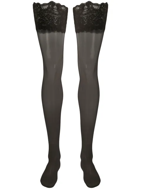 Wolford Satin 20 stay-ups Black 21223