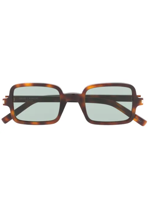 Saint Laurent Eyewear SL332 tortoiseshell square-frame sunglasses Brown SL332