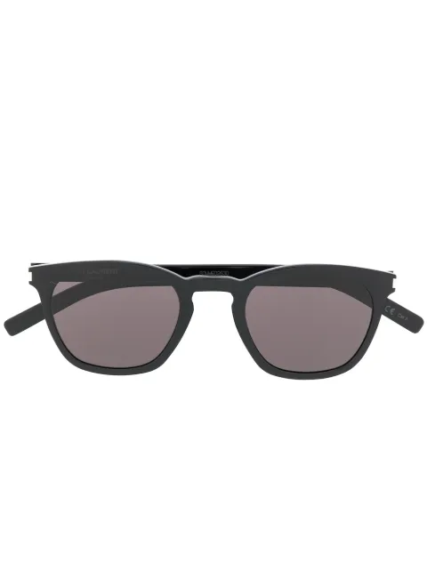 Saint Laurent Eyewear square frame sunglasses Black SL28SLIM