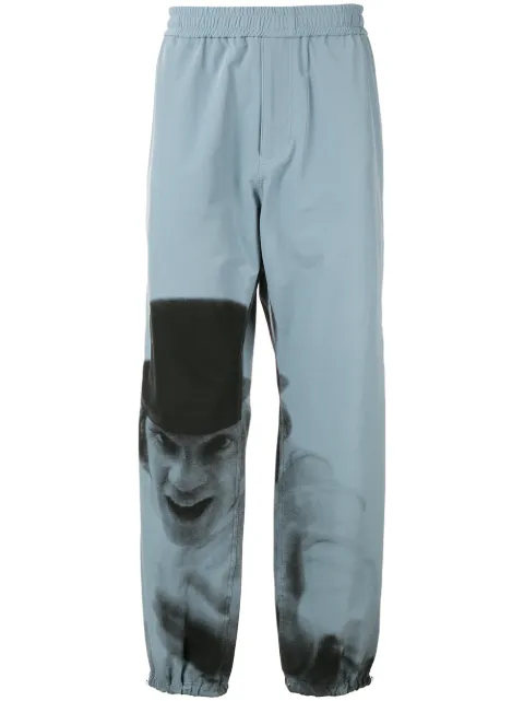 Undercover A Clockwork Orange print track pants Blue UCX45053