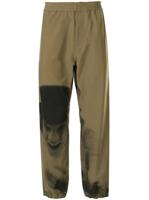 Undercover A Clockwork Orange print track pants Green UCX45053