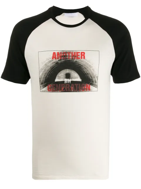 Neil Barrett Another Generation print T-shirt White BJT632SM589S