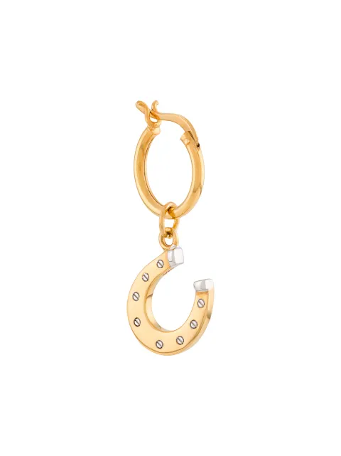 True Rocks horseshoe earring Gold HORSESHOEGOLDHOOPEARRING