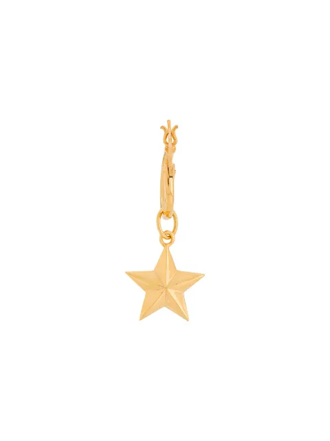 True Rocks star hoop earring Gold GOLDMINISTARHOOPEARRING