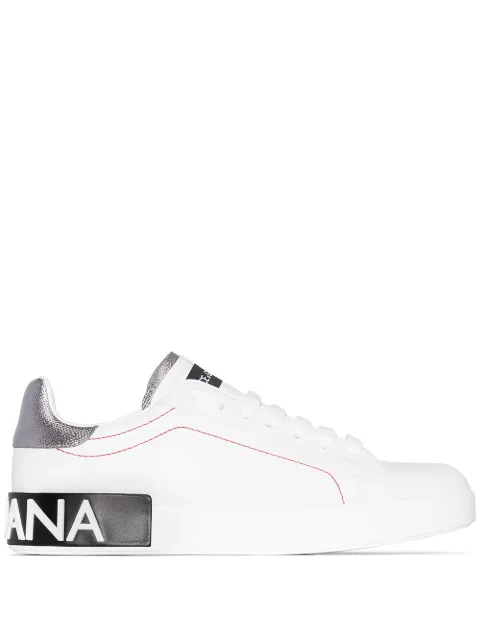 Dolce & Gabbana Portofino leather sneakers White CK1587AH527