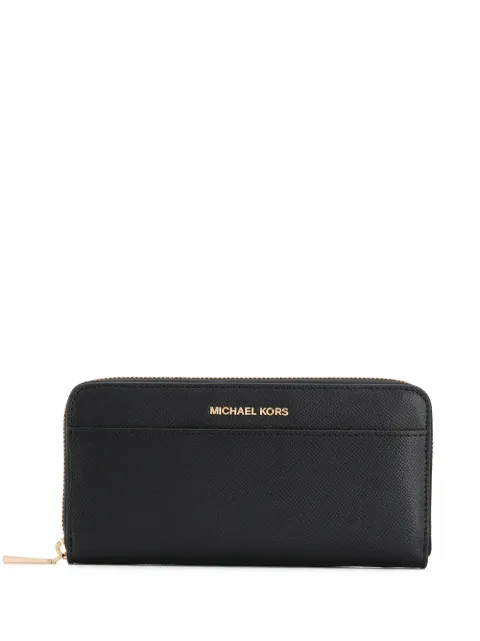 Michael Michael Kors textured zip wallet Black 34F9GTVZ3L001BLACK
