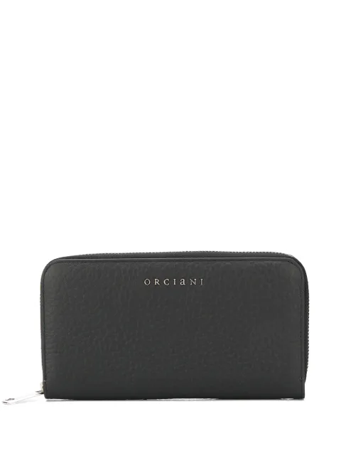 Orciani logo plaque wallet Black SD0047SOFT
