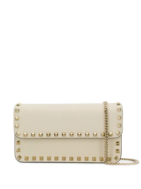 Valentino Garavani Rockstud chain-strap shoulder bag Neutrals WP0S61VSH