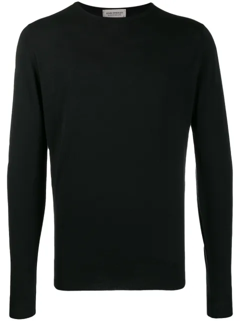 John Smedley Lundy crew neck jumper Blue LUNDY