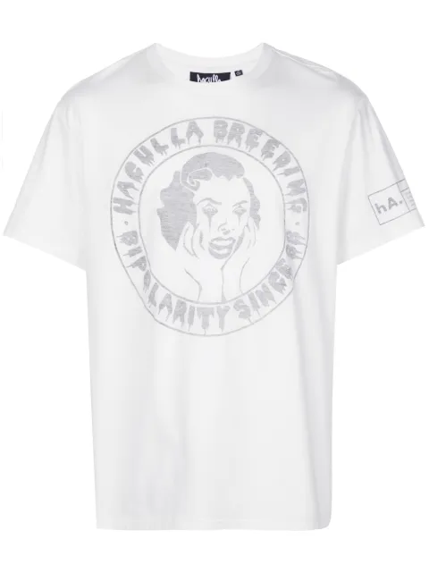 Haculla graphic print T-shirt White HA02BJT14