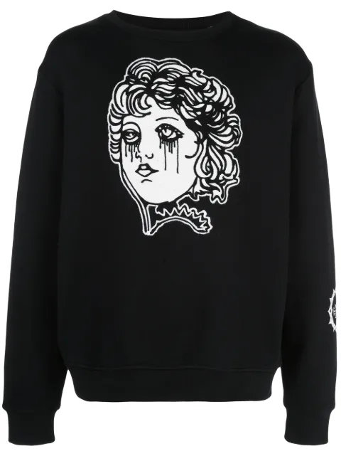 Haculla Cry sweatshirt Black HA02BJK10