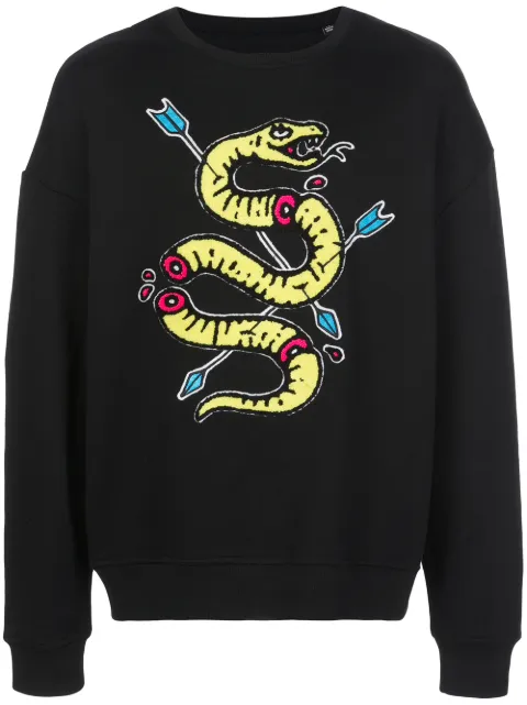 Haculla Venom drop-shoulder sweatshirt Black HA02BJK01