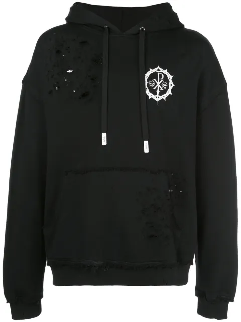Haculla Poison drop-shoulder hoody Black HA02BJKH09