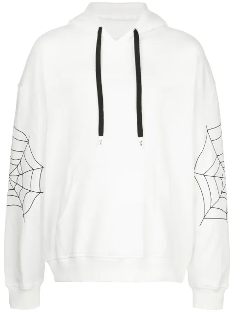 Haculla Sugar drop shoulder hoodie White HA02BJKH03