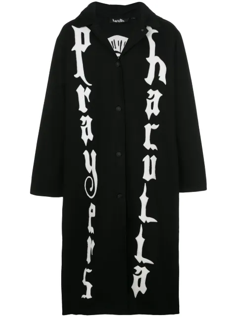 Haculla Mother Long hooded jacket Black HA02BJX07