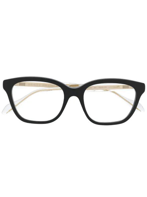 Gucci Eyewear transparent detail glasses Black GG0566O