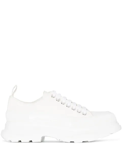 Alexander McQueen Tread Slick cotton sneakers White 697072W4MV2