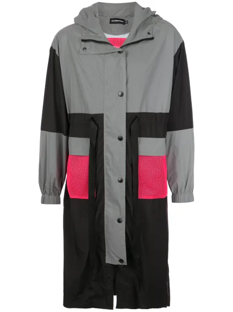 God's Masterful Children colour-block parka coat Pink GMC02BJX15