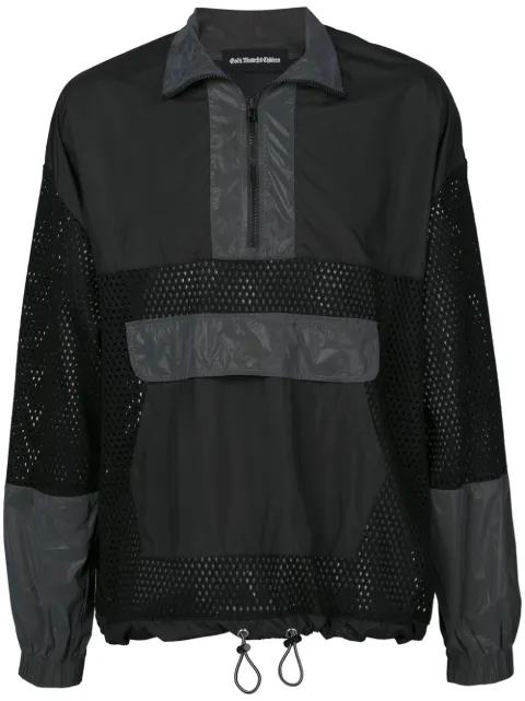 God's Masterful Children mesh panel windbreakers Black GMC02BJX12