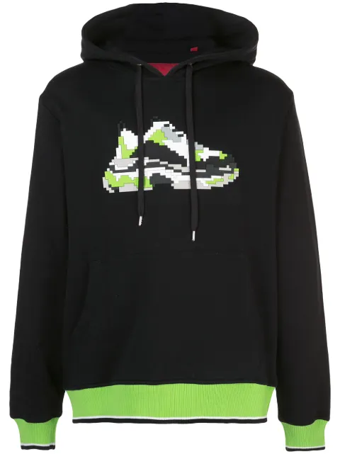 Mostly Heard Rarely Seen 8-Bit Mint Wave jersey hoodie Black MHEB02BJKH08