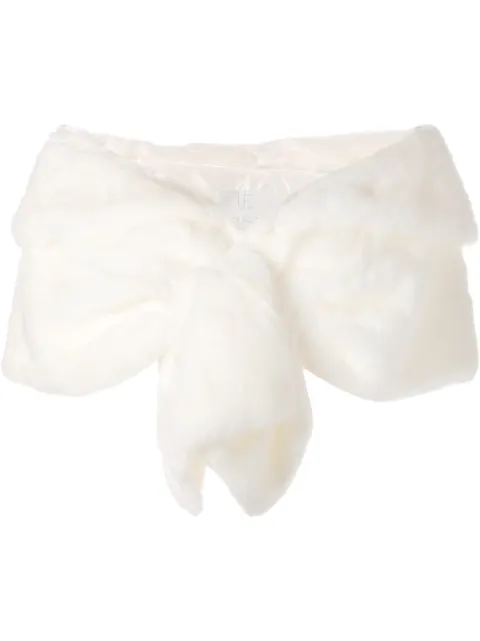 Unreal Fur Champagne Wrap White URF6000075