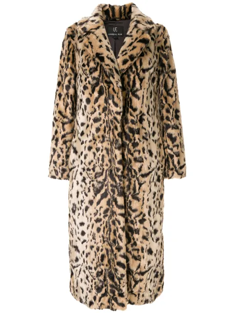 Unreal Fur Long Song Coat Brown URF2410215LIL