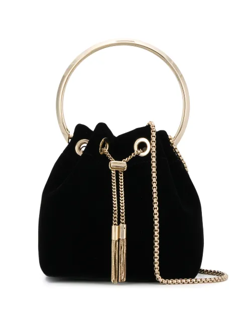 Jimmy Choo Bon Bon bucket bag Black BONBONVKK