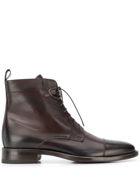 Scarosso lace up boots Brown TOTOEBANO