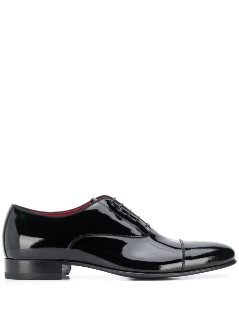 Scarosso Rodrigo patent-leather Oxford shoes Black RODRIGO