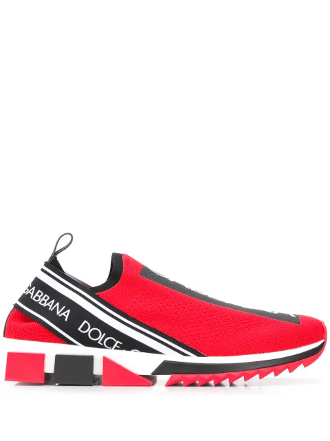 Dolce & Gabbana Sorrento knit sneakers Red CS1713AH677