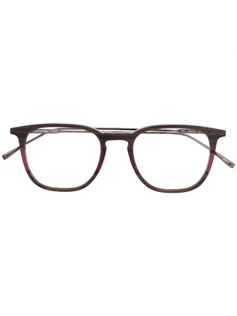 Lacoste square frame glasses Brown L2828