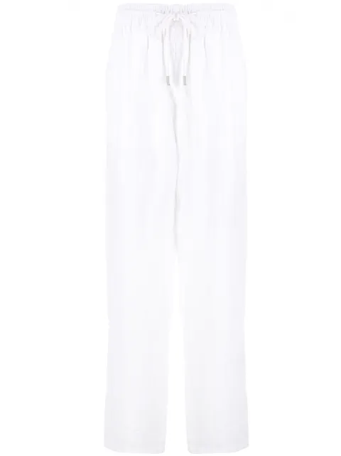 Vilebrequin drawstring straight-leg trousers White PACP613P