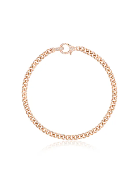 SHAY 18K rose gold 6.5 inch baby pavé diamond bracelet Gold SB140RG1865