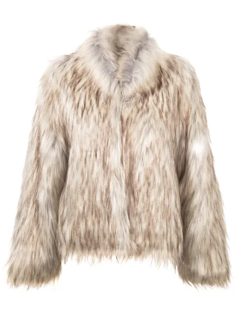Unreal Fur Fur Delish Jacket Brown URF8100035NAT