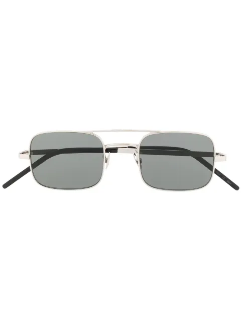 Saint Laurent Eyewear square frames sunglasses Silver SL331