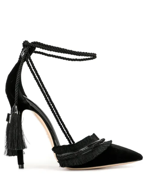 Aleksander Siradekian tassel-detail pumps Black ANANO