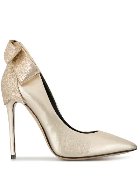 Aleksander Siradekian Gherda Bow 11 pumps Gold GHERDABOW11