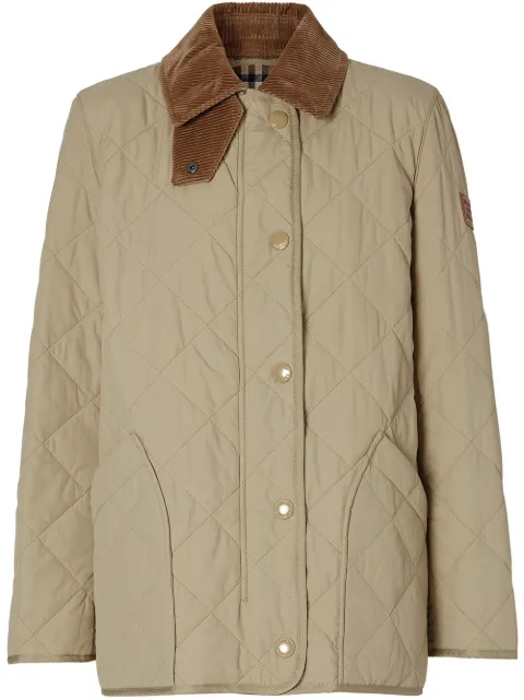 Burberry diamond quilted barn jacket Neutrals 8021468