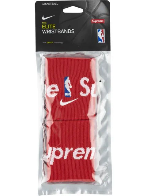 Supreme x Nike Elite wristbands Red SU7442