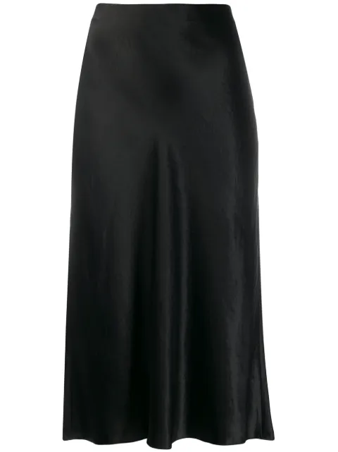 Vince high-waisted midi skirt Black VR68530354
