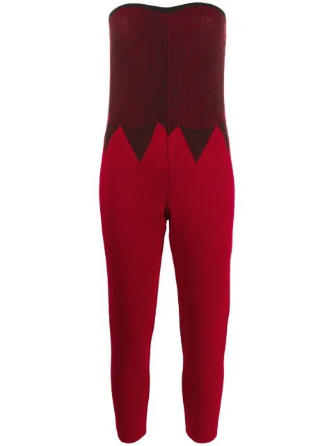 Jean Paul Gaultier Pre-Owned 1987 knitted jumpsuit Red JPGV033B