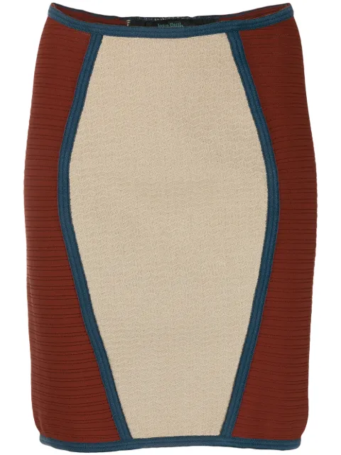 Jean Paul Gaultier Pre-Owned 1990 knitted pencil skirt Red JPGV045B