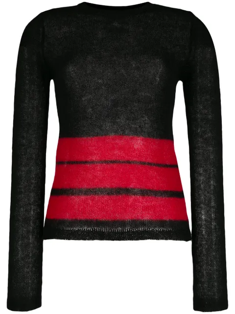 Jean Paul Gaultier Pre-Owned 1990s striped jumper Black JPG1196B